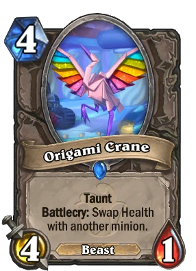 Origami Crane Card Image