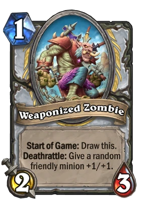 Weaponized Zombie Card Image