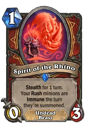 Spirit of the Rhino Card Image