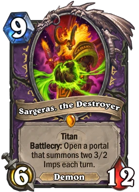 Sargeras, the Destroyer Card Image