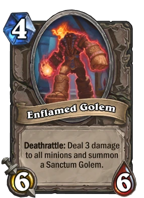 Enflamed Golem Card Image