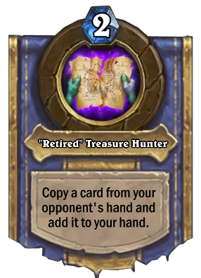 "Retired" Treasure Hunter Card Image