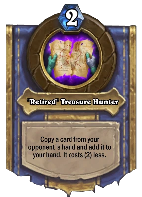 "Retired" Treasure Hunter Card Image