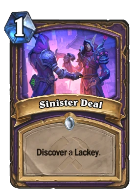 Sinister Deal Card Image