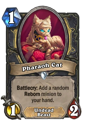 Pharaoh Cat Card Image