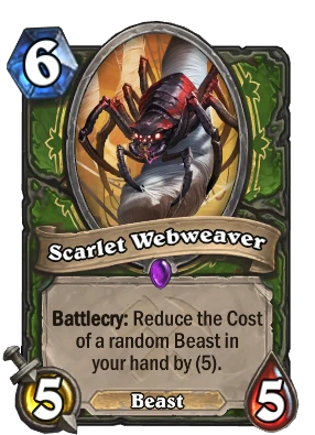 Scarlet Webweaver Card Image