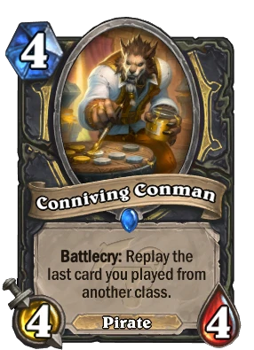 Conniving Conman Card Image