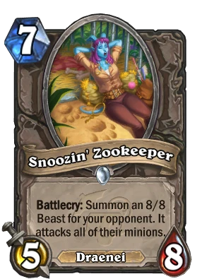 Snoozin' Zookeeper Card Image
