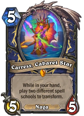 Carress, Cabaret Star Card Image