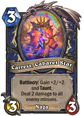 Carress, Cabaret Star Card Image