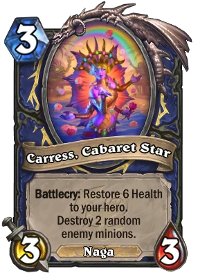 Carress, Cabaret Star Card Image