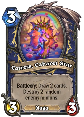 Carress, Cabaret Star Card Image
