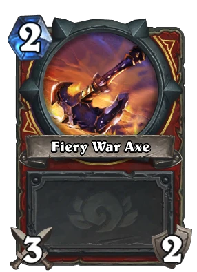 Fiery War Axe Card Image