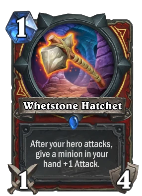 Whetstone Hatchet Card Image