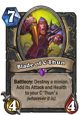 Blade of C'Thun Card Image