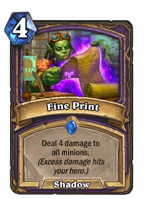 Fine Print Card Image