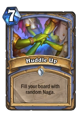 Huddle Up Card Image