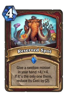 Reserved Spot Card Image