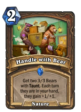 Handle with Bear Card Image