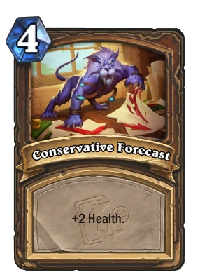 Conservative Forecast Card Image