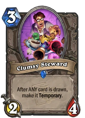 Clumsy Steward Card Image