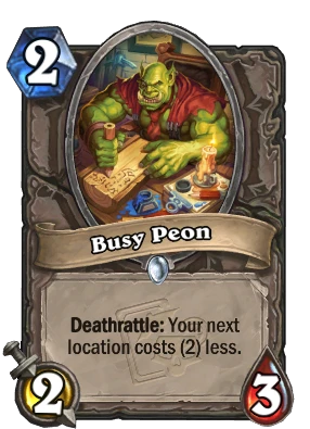 Busy Peon Card Image