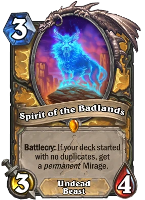 Spirit of the Badlands Card Image