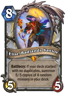 Elise, Badlands Savior Card Image