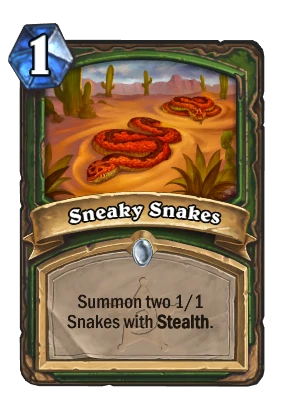 Sneaky Snakes Card Image