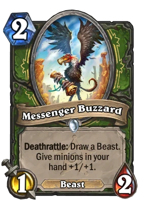 Messenger Buzzard Card Image