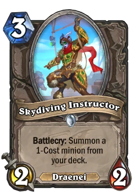 Skydiving Instructor Card Image