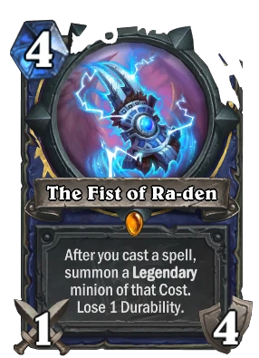 The Fist of Ra-den Card Image