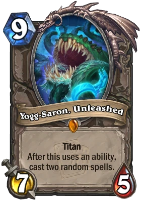 Yogg-Saron, Unleashed Card Image