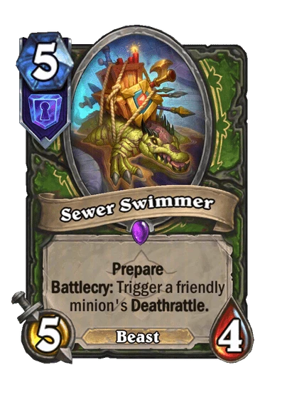 Sewer Swimmer Card Image