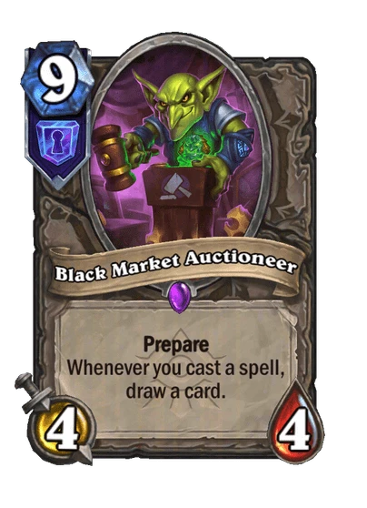 Black Market Auctioneer Card Image