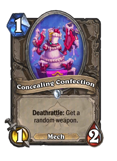 Concealing Confection Card Image