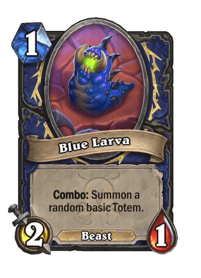 Blue Larva Card Image