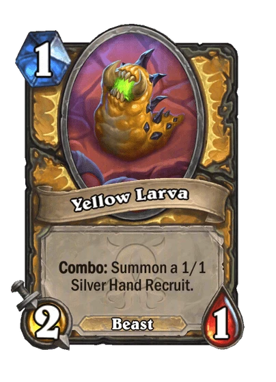 Yellow Larva Card Image