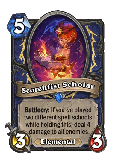 Scorchfist Scholar Card Image