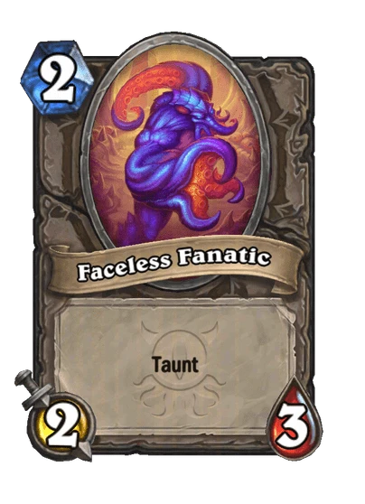 Faceless Fanatic Card Image