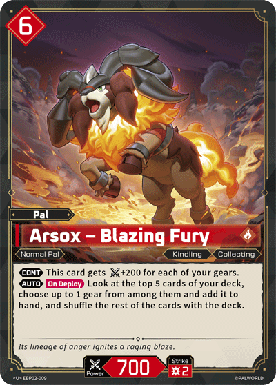 Arsox – Blazing Fury (EBP02-009)