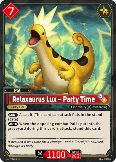 Relaxaurus Lux – Party Time (EBP02-010)