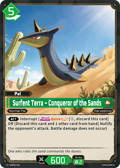 Surfent Terra – Conqueror of the Sands (EBP02-061)