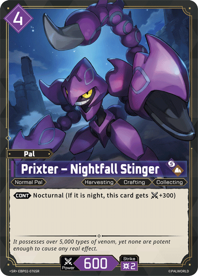 Prixter – Nightfall Stinger (EBP02-076SR)