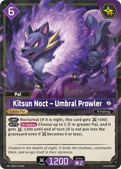 Kitsun Noct – Umbral Prowler (EBP02-078SR)