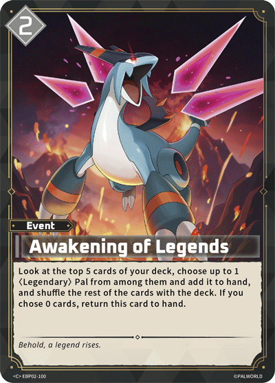 Awakening of Legends (EBP02-100)