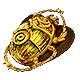 Gilded Sulphite Scarab