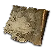 Ripped Map Piece