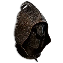 Runemastered Leatherbound Hood