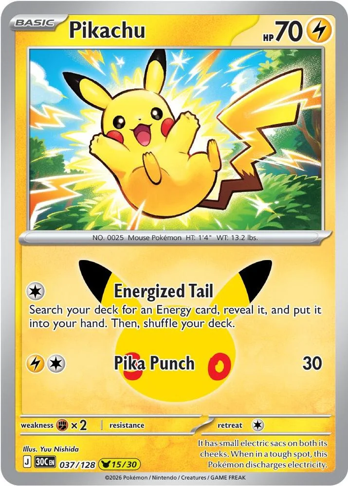 Pikachu - 037/128